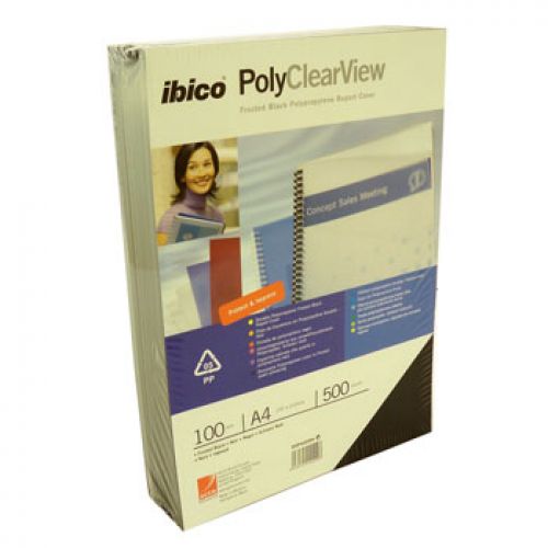 Acetato Encadernacao Opaco Preto 500microns A4 Cx 100un , Fellowes , 1731016 , 8430729002047